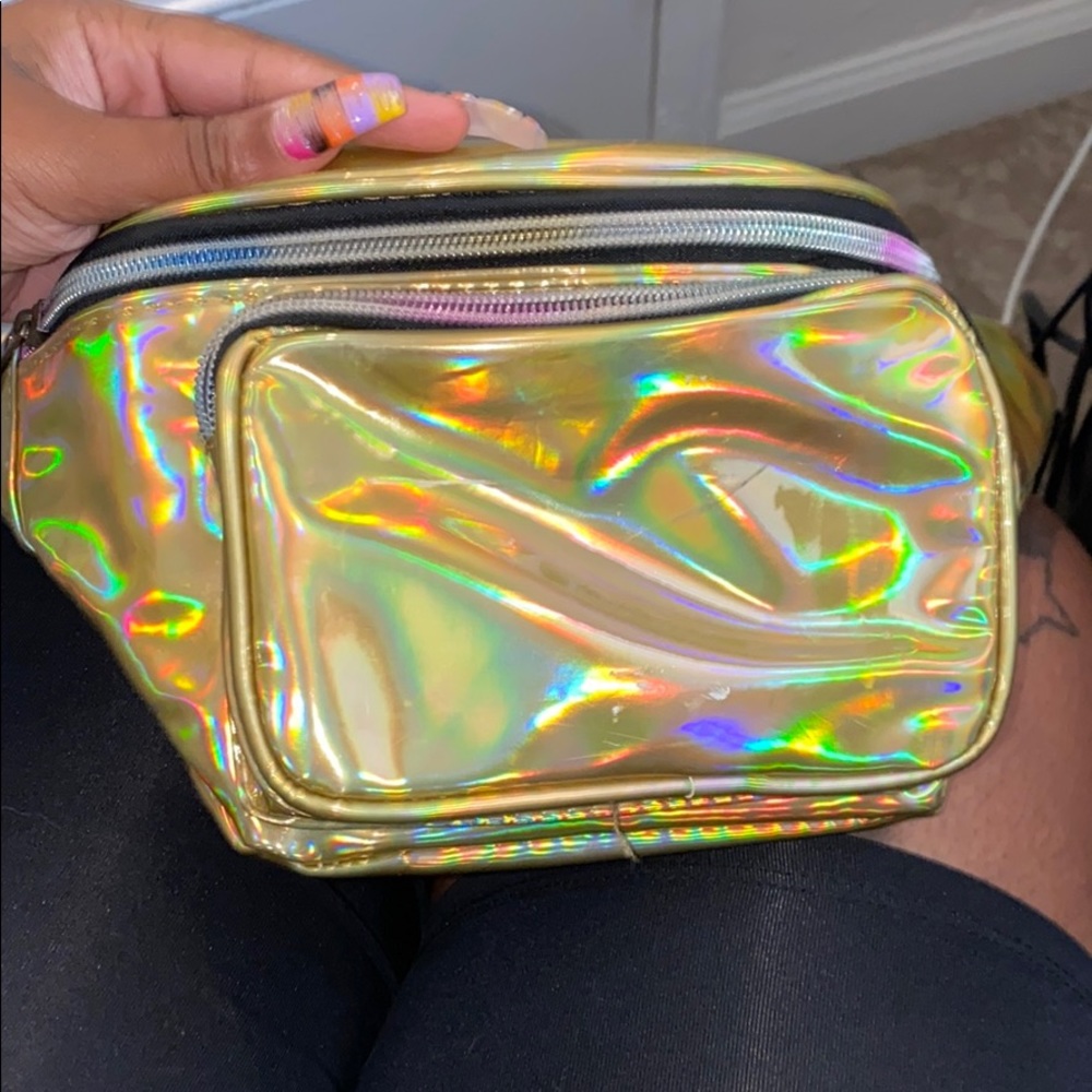 Holographic Gold Fannypack